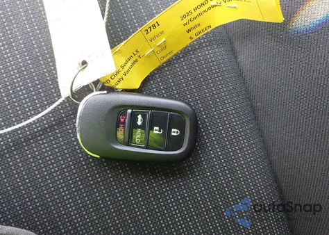 2025 Honda Civic Lx из США, поврежденный, VIN 2HGFE2F28SH575317